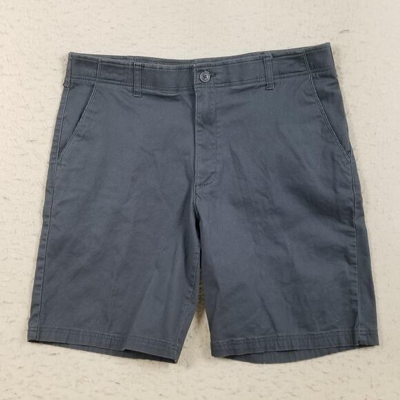 Lee Shorts Mens 38 Charcoal Extreme Comfort Performance Series Stretch Chino - Picture 1 of 15